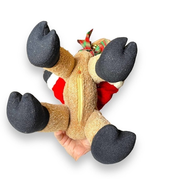 VTG Electronic Singing Dancing Jingle Bell Santa Reindeer WORKING - Picture 9 of 15